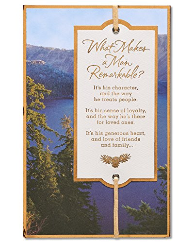 American Greetings Fathers Day Card -Remarkable Man-
