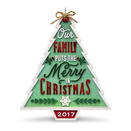 Hallmark Keepsake 2017 Our Family---Our Christmas Tree Dated Christmas Ornament Hallmark Keepsake 2017 Our Family---Our Christmas Tree Dated Christmas Ornament