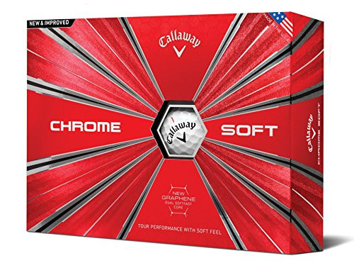 Callaway 2018 Chrome Soft Golf Balls (One Dozen), White