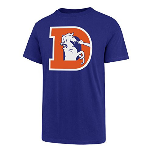 OTS NFL Denver Broncos Mens Rival Tee Team Color Legacy Logo X-Large OTS NFL Denver Broncos Mens Rival Tee Team Color Legacy Logo X-Large