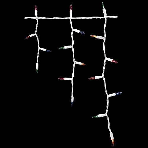 Celebrations 14089-71 Mini Icicle Light Set  13  300 Multi-color Lights