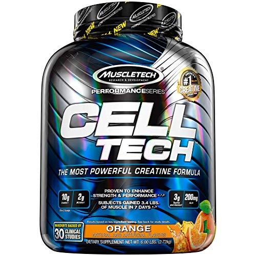Creatine Monohydrate Powder - Carb Mass Gainer - MuscleTech Cell-Tech - Post Workout Recovery Drink - Muscle Recovery - Muscle Builder - Amino Acids