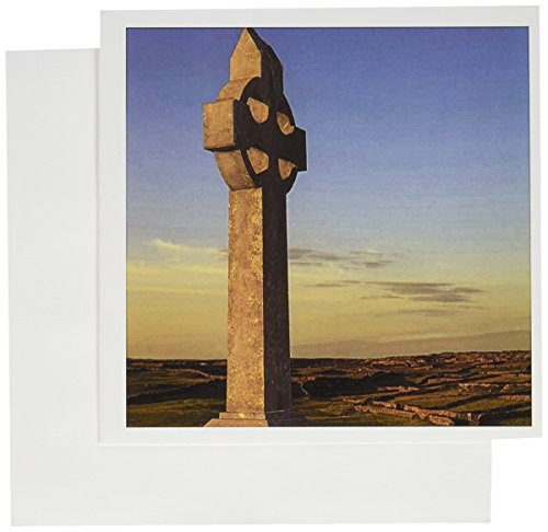 3dRose Celtic Cross  Inishmore Island  Ireland Greeting Cards  6 x 6  Set of 6 -gc-137461-1-