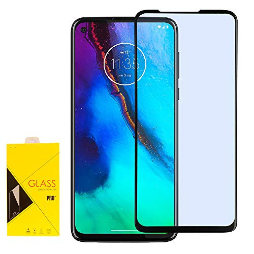 CELZEN - for Motorola Moto G Stylus XT2043  Moto G Power XT2041 -2020 Version- - Full Adhesive Tempered Glass Screen Protector - Black Frame