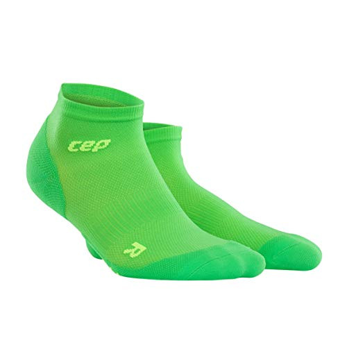 Mens Ankle Performance Running Socks-CEP Ultralight Low Cut -Viper-Green- III