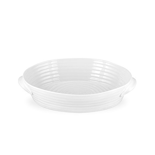 Portmeirion Sophie Conran White Small Handled Oval Roasting Dish