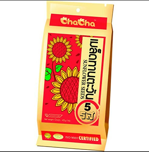 Cha Cha Sunflower Roasted and Salted Seeds -Seed 5 Flavor--12X0-63 Oz-  -Pack of 12  7-62oz---