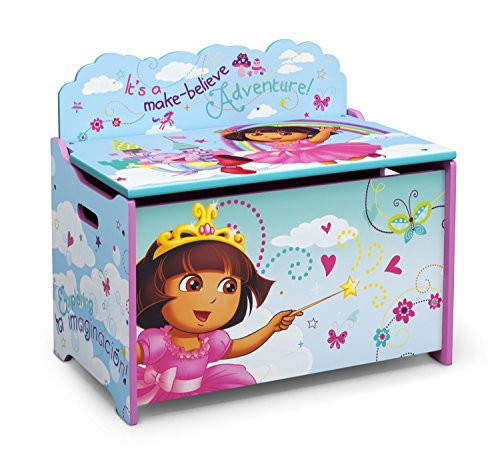 Delta Children Deluxe Toy Box, Nick Jr. Dora the Explorer