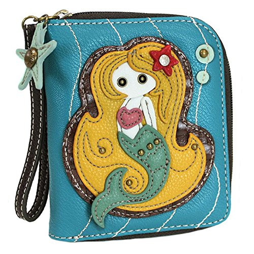 Chala Mermaid Zip-Around Wallet-Wristlet
