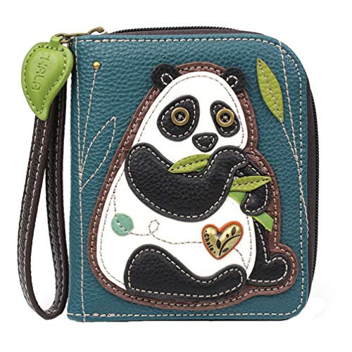 Chala Panda Zip-Around Wallet-Wristlet