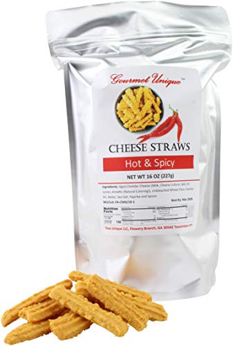 Southern Gourmet Cheese Straws  Hot and Spicy Cheddar  2 Pounds