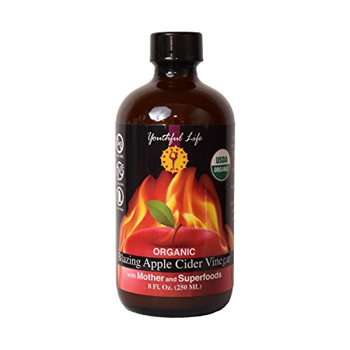 Blazing Apple Cider Vinegar  Fire Cider Tonic  ACV  with Mother and Superfoods  Organic  Raw  Unfiltered  Unpasteurized  Probiotic  Ideal Detox Cleans