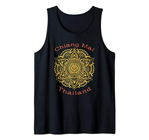 Chiang Mai Thailand Mandala Thai Digital Nomad Tank Top