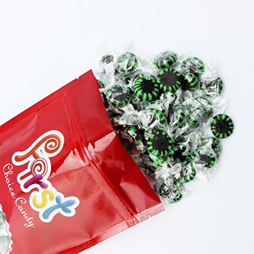Gilliams Chocolate Starlight Mints Choco Green Hard Candy 1 Pound 16 oz In FirstChoiceCandy Resealable Gift Bag Gilliams Chocolate Starlight Mints Choco Green Hard Candy 1 Pound 16 oz In FirstChoiceCandy Resealable Gift Bag