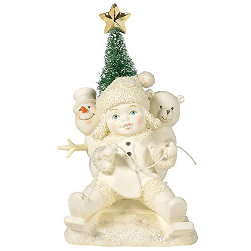 Department 56 Snowbabies Classics Gold Star Delivery Figurine  5-5 Inch  Multicolor