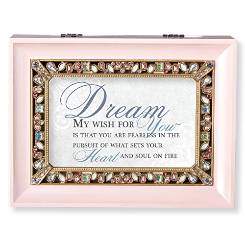 Roman My Wish for You Pink Large Jewelry Music Box