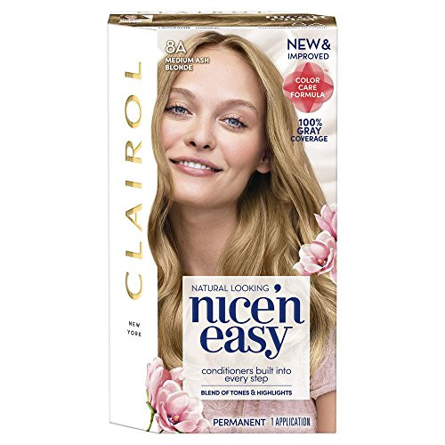 Clairol Nice n Easy Permanent Hair Color  8A Medium Ash Blonde