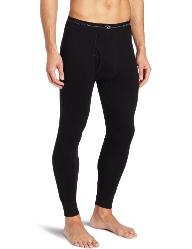 Duofold Mens Mid Weight Wicking Thermal Pant  Black  XX-Large