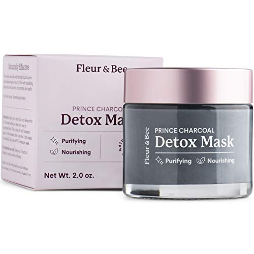 Detox Face Mask - Natural  100 Vegan and Cruelty Free - Charcoal and Clay Mask for All Skin Types - Unclogs  Purifies - Green Tea and Organic Ingredien