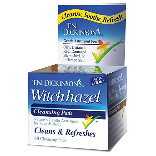 T-N- Dickinson Witch Hazel Cleansing ct  60 ct -5 pack-