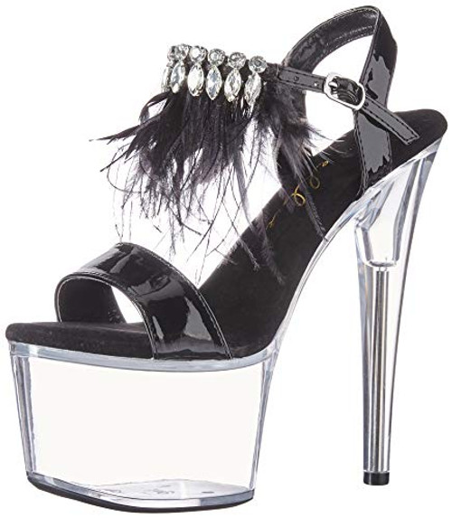 Ellie Shoes Womens Platform Sandal Heeled  Black  11