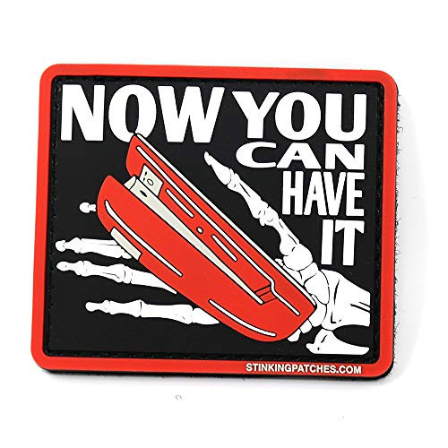 Now You Can Have It PVC Rubber Tactical Patch - Office Space Red Stapler Inspired - Funny Morale Patch