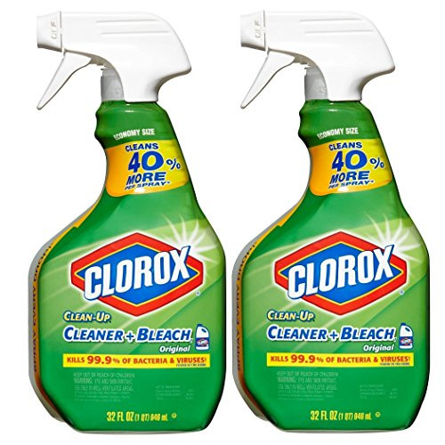 Clorox Clean-Up with Bleach  32 fl oz Trigger Spray Bottle -Pack of 2-