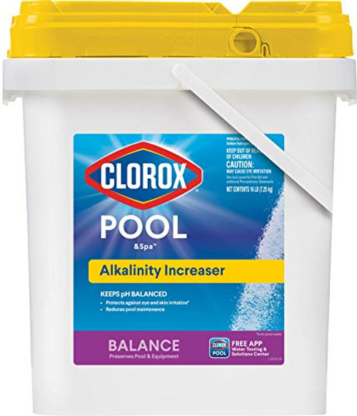 Clorox PoolandSpa 12016CLX Pool Total Alkalinity Increaser  16-Pound  White