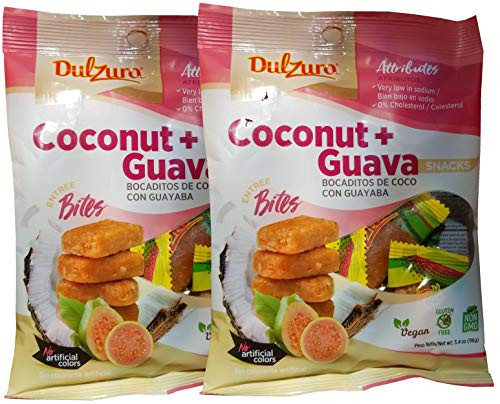 Dulzura Borincana Energy Bites Vegan Snacks Variety -Coconut Guava-