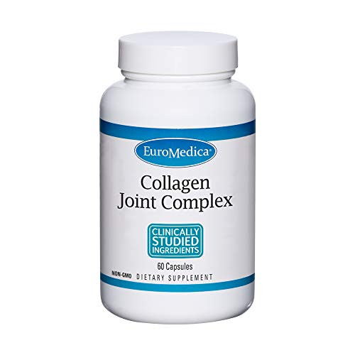 EuroMedica Collagen Joint Complex - 60 Capsules - Type II Collagen Glucosamine Chondroitin Hyaluronic Acid Complex Boswellia - Advanced Joint Supp EuroMedica Collagen Joint Complex - 60 Capsules - Type II Collagen Glucosamine Chondroitin Hyaluronic Acid Complex Boswellia - Advanced Joint Supp