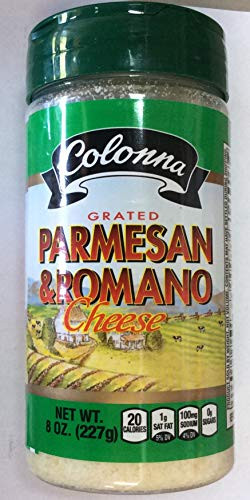 Colonna Grated Parmesan and Romano Cheese 8 oz -One pack-