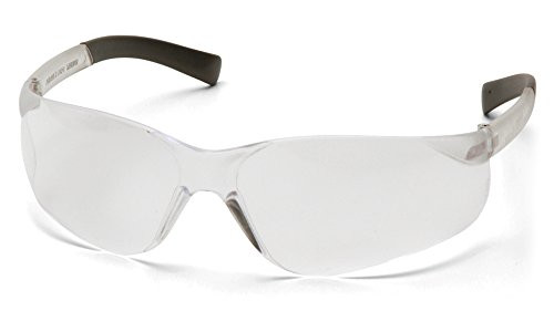 Pyramex Mini Ztek Safety Eyewear  Clear Anti-Fog Lens With Clear Frame