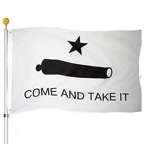 UTSANG Come and Take It Flag 3x5 Outdoor- Gonzales Historical Flags Banner Durable Polyester for Texas Outdoor Indoor with Brass Grommets