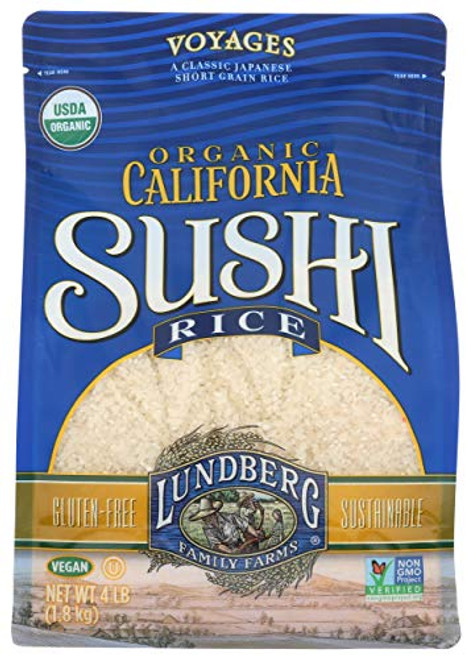 Lundberg Family Farms Organic Rice White Sushi 4 Pound Lundberg Family Farms Organic Rice White Sushi 4 Pound