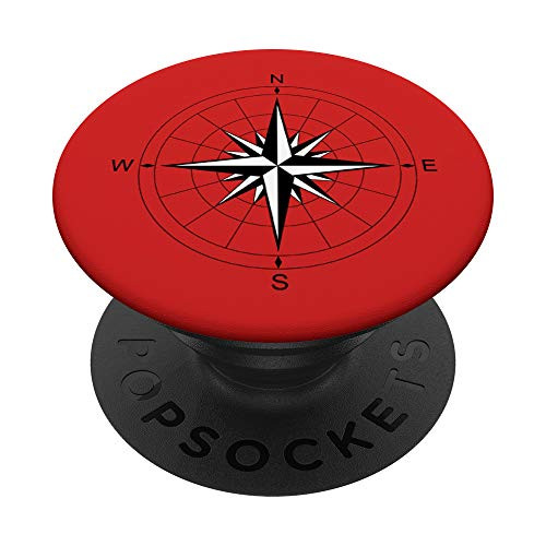 Wind rose compass popsocket nautical gift idea PopSockets PopGrip Swappable Grip for Phones and Tablets