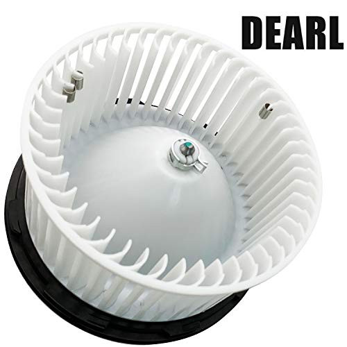 -Update- Front Manual Temp Control AC Heater Blower Motor w-Fan Compatible with 03-07 Sierra - 03-11 Yukon XL 1500 2500 - Chevy 03-06 Silverado - 03-1