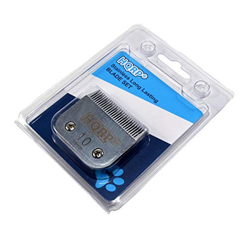 HQRP Animal Clipper Blade Works with Oster Size-10 CryogenX Professional 078919-046-005 78919-046 Pet Grooming