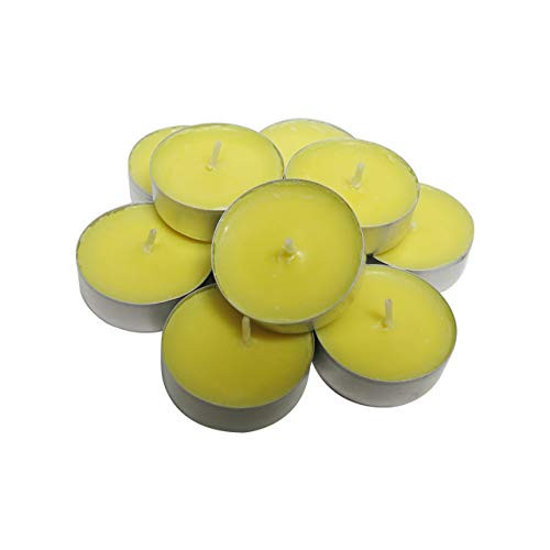 CandleNScent Citronella Candles Mosquito Repellent Outdoor Tea Lights - Deet Free - Made in USA -Pack of 30-