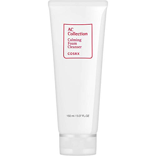 COSRX AC Collection Calming Foam Cleanser  150ml - 5-07 fl-oz - Salicylic Acid Acne Cleanser - Cruelty Free  Paraben Free