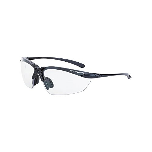 Crossfire Eyewear Radians Clear Sniper Safety Glasses Scratch-Resistant Wraparound Crossfire Eyewear Radians Clear Sniper Safety Glasses Scratch-Resistant Wraparound