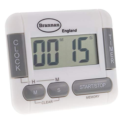 BRANNAN DIGITAL KITCHEN TIMER and CLOCK - IDEAL FOR COOKING and CATERING