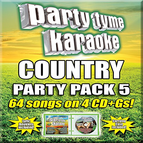 Party Tyme Karaoke - Country Party Pack 5 -4 CD--64-Song Party Pack-