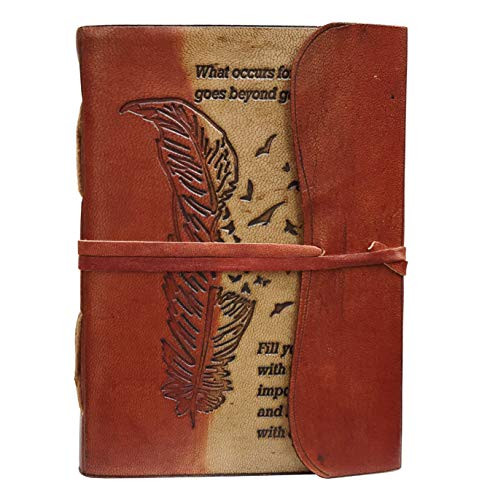 Leather Journal - Leather Notebook - Leather Sketchbook - Leather Travel Diary - Leather Blank Book - Mens Leather Journal - Women Leather Journal - L
