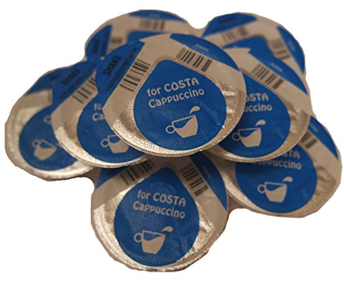 32x Tassimo Costa Cappuccino Milk Pods Only -NO Coffee Discs- SOLD LOOSE 32x Tassimo Costa Cappuccino Milk Pods Only -NO Coffee Discs- SOLD LOOSE