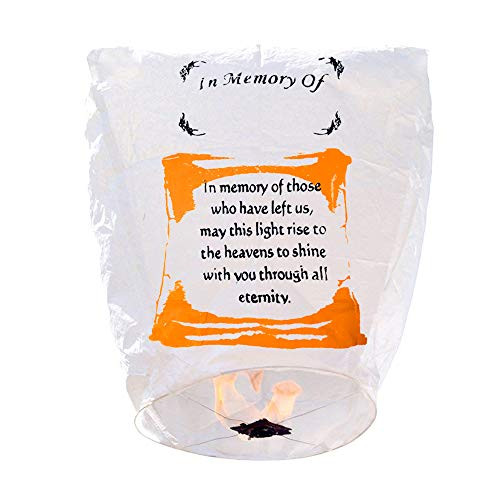 Chinese Lanterns -5-Pack- Sky Lanterns Japanese Paper Lanterns Environmental Friendly Paper Lanterns for Weddings  New Year  Festivals  Memorials and Mo