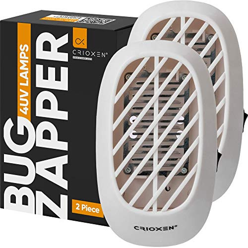 Indoor Plug-in Bug Zapper - Mosquito Trap - Indoor Mosquito Killer - Electric Insect Repellent - Gnat Trap for Mosquitoes Fruit Flies and Flying Gnats