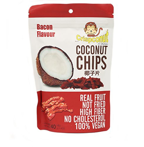 MW polar Crispconut Coconut Chip  Bacon  1-40 Ounce -Pack of 8-