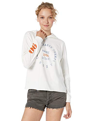 Roxy Juniors Coastal League Champs Hoodie  Snow White  XS
