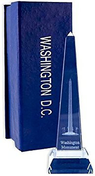 USA Washington DC Souvenir Crystal Washington Monument -5 Tall-
