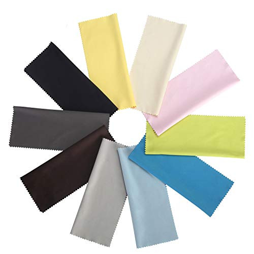 10 Pack Microfiber Cleaning Cloths for Camera  Lenses  Glass  Eyeglasses  Cell Phone  LCD TV Screens and Delicate Surface- 6 x 7 Inches  Assorted Colo 10 Pack Microfiber Cleaning Cloths for Camera  Lenses  Glass  Eyeglasses  Cell Phone  LCD TV Screens and Delicate Surface- 6 x 7 Inches  Assorted Colo